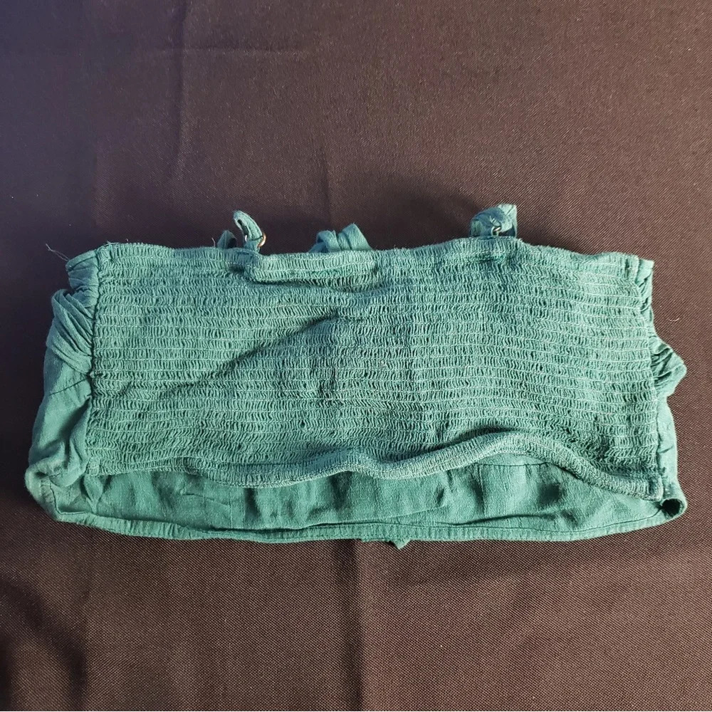 Free People Palermo Green Tie‎ Front Tank Top - Picture 5 of 7